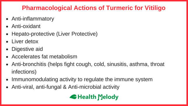 Turmeric Curcumin Vitiligo Leucoderma Treatment
