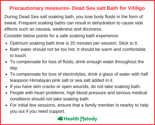 Dead Sea salt and Vitiligo 